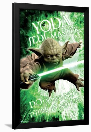 Star Wars: Saga - Yoda-Trends International-Framed Poster