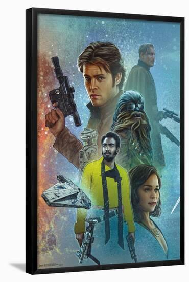 Star Wars: Solo - Celebration Mural-Trends International-Framed Poster