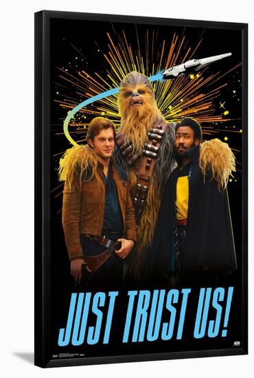 Star Wars: Solo - Trust Us-Trends International-Framed Poster