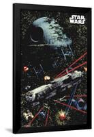 Star Wars - Space Battle-null-Framed Standard Poster