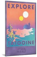 Star Wars: Tatooine - Explore Tatooine-Trends International-Mounted Poster