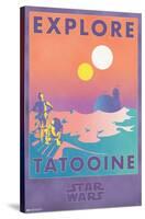Star Wars: Tatooine - Explore Tatooine-Trends International-Stretched Canvas