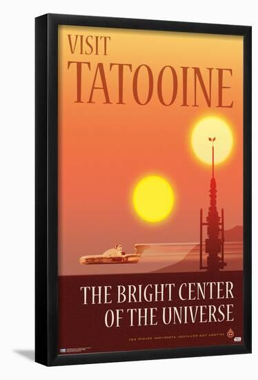 Star Wars: Tatooine - The Bright Center by Russell Walks-Trends International-Framed Poster