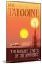 Star Wars: Tatooine - The Bright Center by Russell Walks-Trends International-Mounted Poster