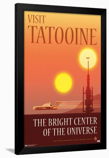 Star Wars: Tatooine - The Bright Center by Russell Walks-Trends International-Framed Poster