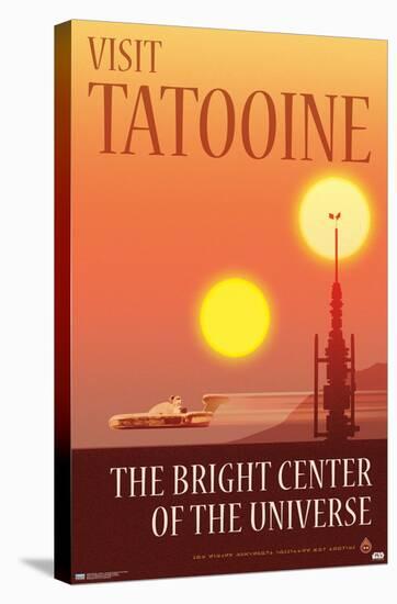 Star Wars: Tatooine - The Bright Center by Russell Walks-Trends International-Stretched Canvas