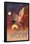 Star Wars: Tatooine - Visit Tatooine by Russell Walks 23-Trends International-Framed Poster