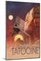 Star Wars: Tatooine - Visit Tatooine by Russell Walks 23-Trends International-Mounted Poster