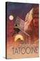 Star Wars: Tatooine - Visit Tatooine by Russell Walks 23-Trends International-Stretched Canvas