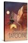 Star Wars: Tatooine - Visit Tatooine by Russell Walks 23-Trends International-Stretched Canvas