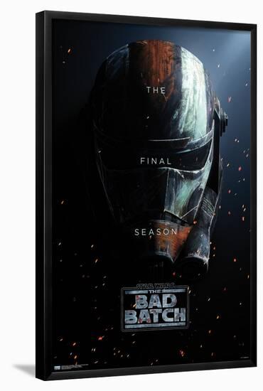 Star Wars: The Bad Batch -  Final Season Helmet One Sheet-Trends International-Framed Poster