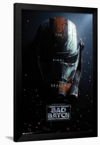 Star Wars: The Bad Batch -  Final Season Helmet One Sheet-Trends International-Framed Poster