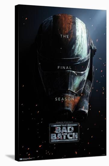 Star Wars: The Bad Batch -  Final Season Helmet One Sheet-Trends International-Stretched Canvas