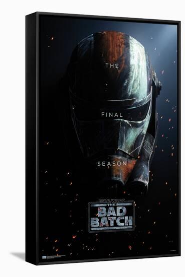 Star Wars: The Bad Batch -  Final Season Helmet One Sheet-Trends International-Framed Stretched Canvas