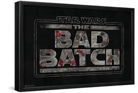 Star Wars: The Bad Batch - Logo-Trends International-Framed Poster