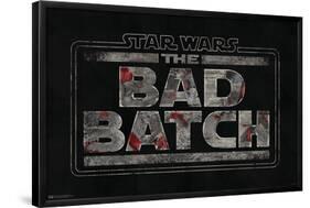 Star Wars: The Bad Batch - Logo-Trends International-Framed Poster