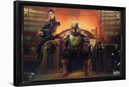 Star Wars: The Book of Boba Fett - Boba and Fennec Shand-Trends International-Framed Poster