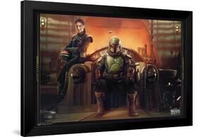 Star Wars: The Book of Boba Fett - Boba and Fennec Shand-Trends International-Framed Poster