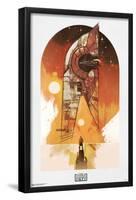 Star Wars: The Book of Boba Fett - Boba and Firespray-Trends International-Framed Poster