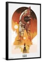 Star Wars: The Book of Boba Fett - Boba and Firespray-Trends International-Framed Poster