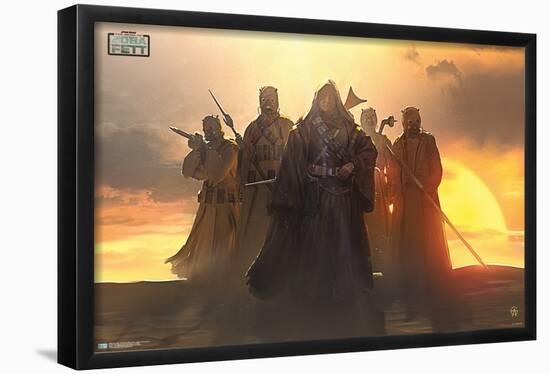 Star Wars: The Book of Boba Fett - Chapter 2 Concept Art-Trends International-Framed Poster