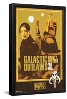 Star Wars: The Book of Boba Fett - Galactic Outlaws-Trends International-Framed Poster