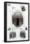 Star Wars: The Book of Boba Fett - Helmet Turns-Trends International-Framed Poster