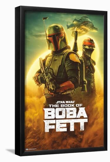 Star Wars: The Book of Boba Fett - Key Art-Trends International-Framed Poster