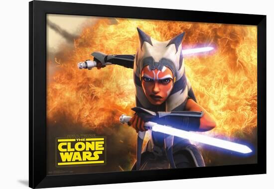 Star Wars: The Clone Wars - Ahsoka Tano-Trends International-Framed Poster