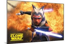 Star Wars: The Clone Wars - Ahsoka Tano-Trends International-Mounted Poster