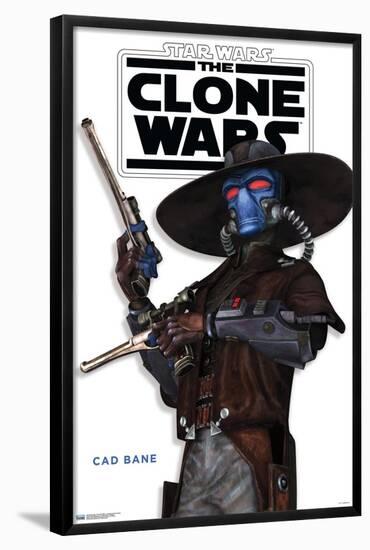 Star Wars: The Clone Wars - Cad Bane Feature Series-Trends International-Framed Poster