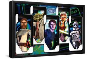 Star Wars: The Clone Wars - Close Ups-Trends International-Framed Poster