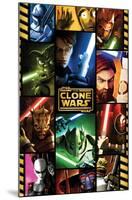 Star Wars: The Clone Wars - Grid Premium Poster-null-Mounted Standard Poster