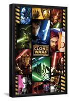 Star Wars: The Clone Wars - Grid-Trends International-Framed Poster