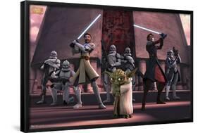 Star Wars: The Clone Wars - Group-Trends International-Framed Poster