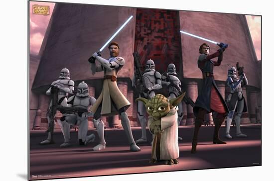 Star Wars: The Clone Wars - Group-Trends International-Mounted Poster