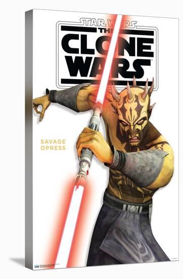 Star Wars: The Clone Wars - Savage Opress Feature Series-Trends International-Stretched Canvas