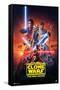 Star Wars: The Clone Wars - Season 7 Key Art-Trends International-Framed Stretched Canvas