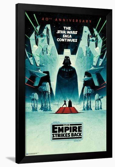 Star Wars: The Empire Strikes Back - 40Th Anniversary-Trends International-Framed Poster