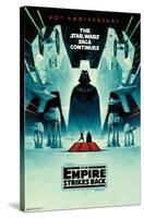 Star Wars: The Empire Strikes Back - 40Th Anniversary-Trends International-Stretched Canvas