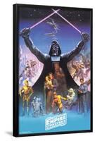 Star Wars: The Empire Strikes Back 40th - Darth Vader-Trends International-Framed Poster