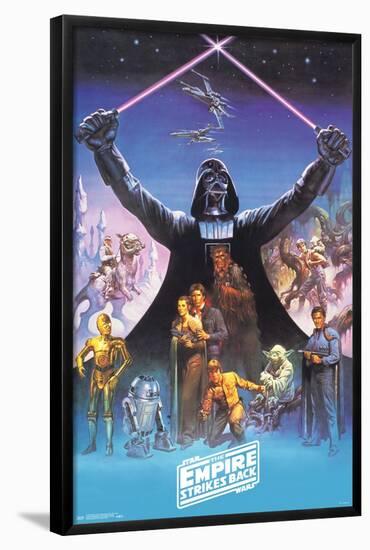 Star Wars: The Empire Strikes Back 40th - Darth Vader-Trends International-Framed Poster