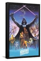 Star Wars: The Empire Strikes Back 40th - Darth Vader-Trends International-Framed Poster