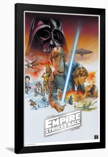 Star Wars: The Empire Strikes Back 40th - Scenic-Trends International-Framed Poster