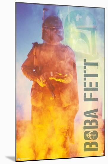 Star Wars: The Empire Strikes Back - Boba Fett-Trends International-Mounted Poster