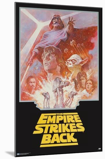 Star Wars: The Empire Strikes Back - Group One Sheet-Trends International-Mounted Poster