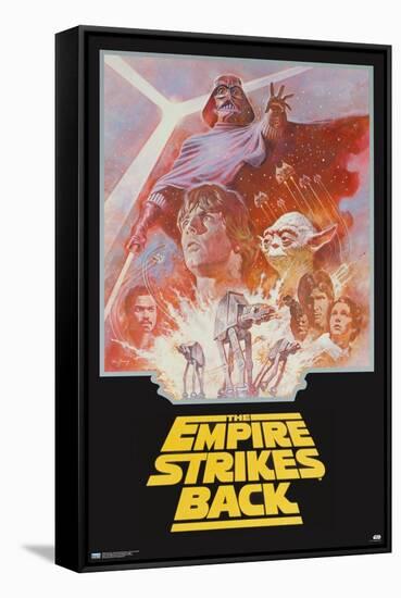 Star Wars: The Empire Strikes Back - Group One Sheet-Trends International-Framed Stretched Canvas