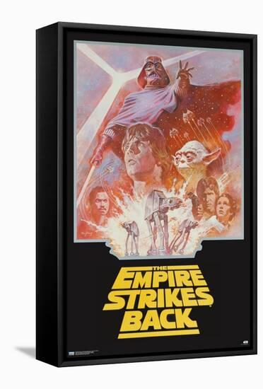 Star Wars: The Empire Strikes Back - Group One Sheet-Trends International-Framed Stretched Canvas
