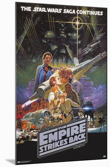 Star Wars: The Empire Strikes Back - Kiss One Sheet-Trends International-Mounted Poster