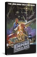 Star Wars: The Empire Strikes Back - Kiss One Sheet-Trends International-Stretched Canvas
